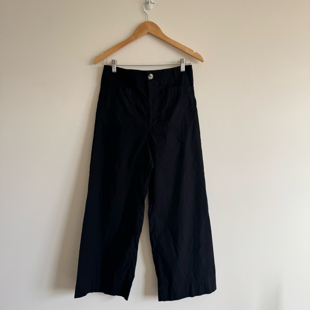 Anthropologie Maeve | The Collete Crop Wide Leg Pants ~ US 30 - Picture 8 of 13